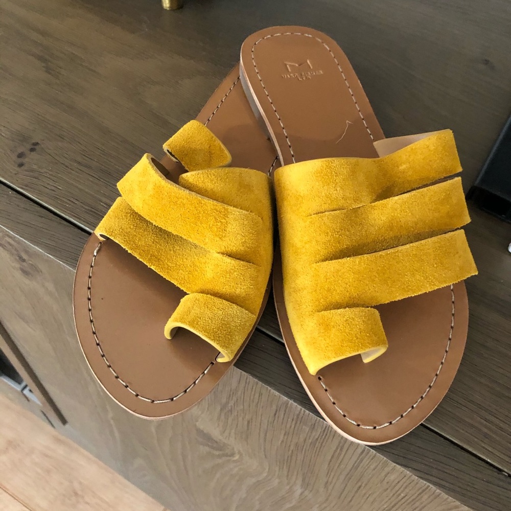 Marc Fisher Suede Slides - image 1